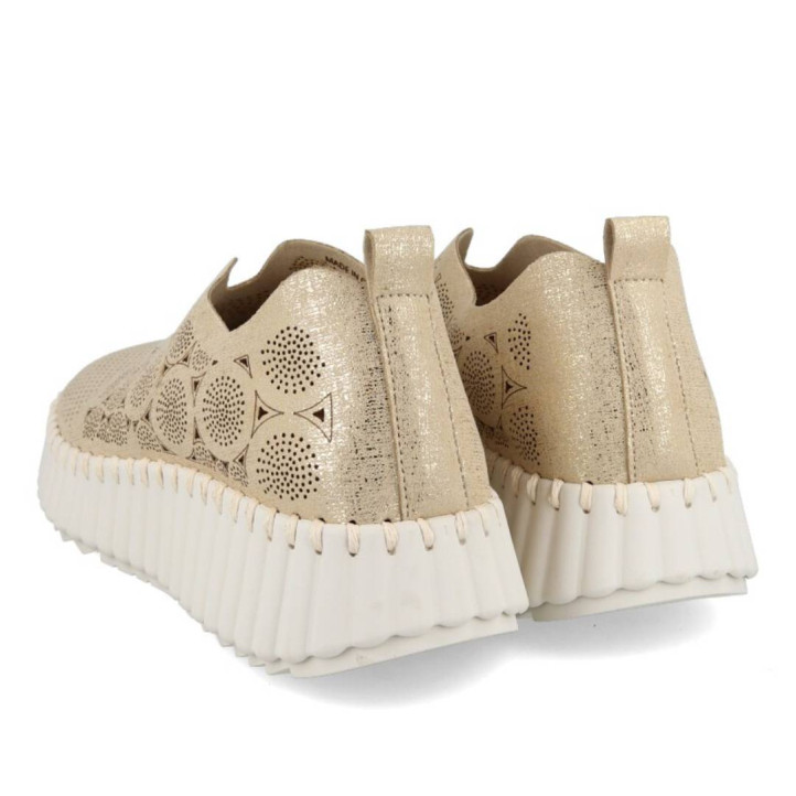 MOCASIN METALIZADO WALK AND FLY FRIDA AH-9936G A5 WALK AND FLY - Querol online