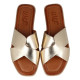 SANDALIAS DORADAS W&F TALIA 02-2562 G A5 WALK AND FLY - Querol online
