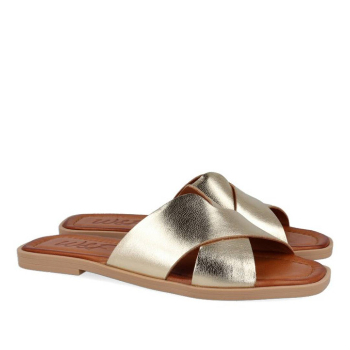 SANDALIAS DORADAS W&F TALIA 02-2562 G A5 WALK AND FLY - Querol online