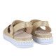 SANDALIAS DORADAS WALK AND FLY EMMA LC-10001G A5 WALK AND FLY - Querol online