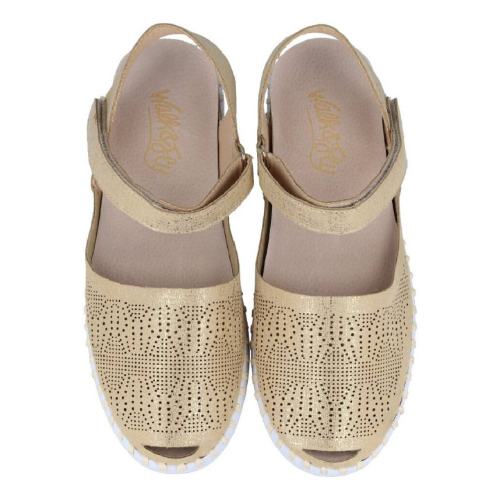 SANDALIAS DORADAS WALK AND FLY EMMA LC-10001G A5 WALK AND FLY - Querol online