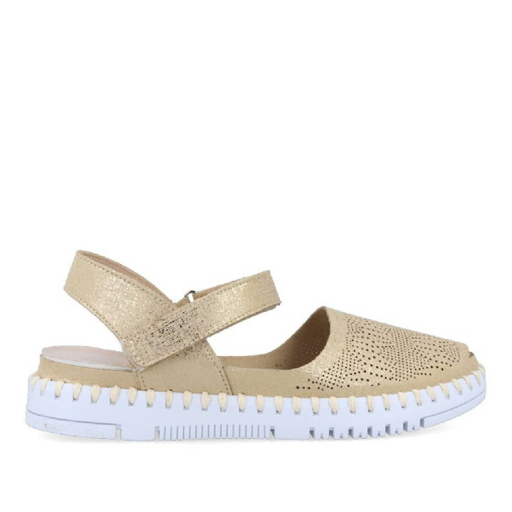 SANDALIAS DORADAS WALK AND FLY EMMA LC-10001G A5 WALK AND FLY - Querol online