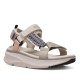 Sandalias plataformas Nicoboco menar estilo deportivas con velcros y detalle de cuerda - Querol online