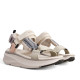 Sandalias plataformas Nicoboco menar estilo deportivas con velcros y detalle de cuerda - Querol online
