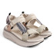 Sandalias plataformas Nicoboco menar estilo deportivas con velcros y detalle de cuerda - Querol online