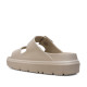 Sandalias plataformas Nicoboco sesil beige con doble hebilla y estilo bio - Querol online