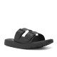 Chanclas Nicoboco lamber negras con doble hebilla - Querol online