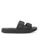 Chanclas Nicoboco lamber negras con doble hebilla - Querol online