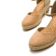 Espardenyes falca Mustang austen beix amb acabat en jute - Querol online