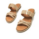 Sandalias planas Mustang anais de yute destalonada - Querol online