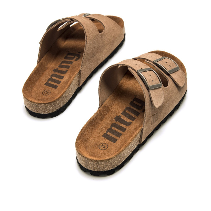 Sandàlies Mustang adam marrons amb tancament ajustable - Querol online