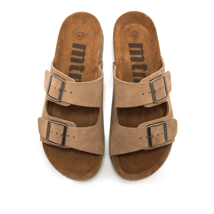 Sandàlies Mustang adam marrons amb tancament ajustable - Querol online