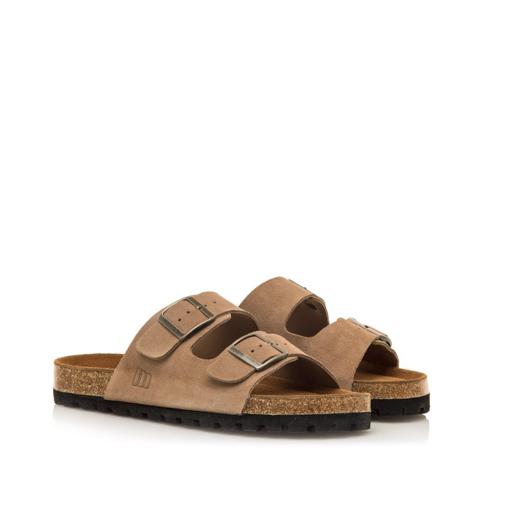 Sandàlies Mustang adam marrons amb tancament ajustable - Querol online