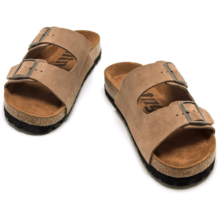 Sandàlies Mustang adam marrons amb tancament ajustable - Querol online