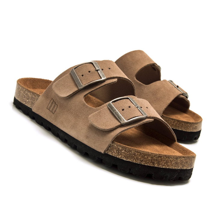 Sandàlies Mustang adam marrons amb tancament ajustable - Querol online