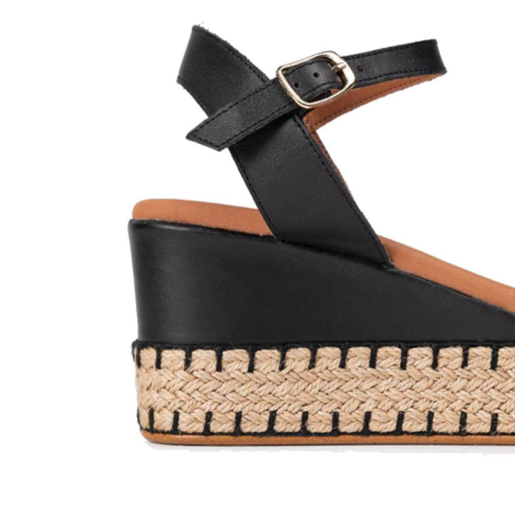 CUñA BAJA YUTE ARAMBOL GALERIA NEGRO CON HEBILLA POPA - Querol online