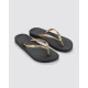 CHANCLAS DE MUJER IPANEMA ANATOMICA TAN FEM BLACK/GOLD - Querol online