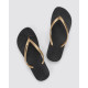 CHANCLAS DE MUJER IPANEMA ANATOMICA TAN FEM BLACK/GOLD - Querol online