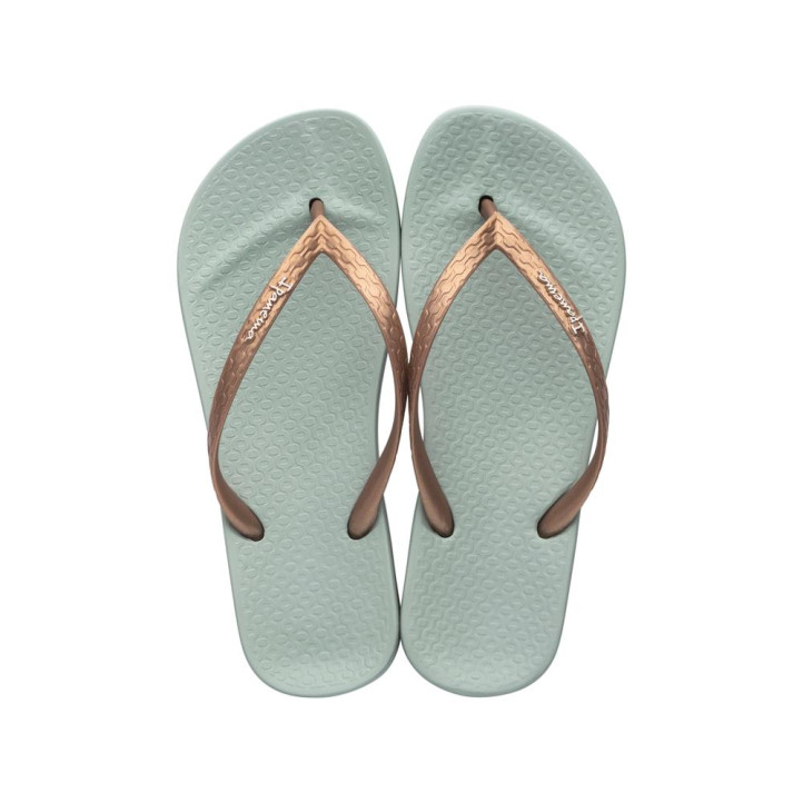 CHANCLAS DE MUJER IPANEMA ANATOMICA TAN FEM GREEN/GOLD - Querol online