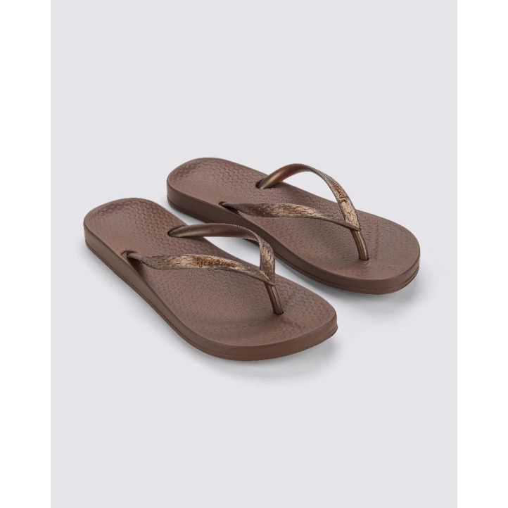 CHANCLAS DE MUJER IPANEMA ANATOMICA TAN FEM BROWN/BRONZE - Querol online