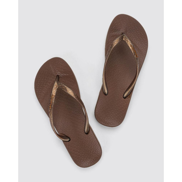 CHANCLAS DE MUJER IPANEMA ANATOMICA TAN FEM BROWN/BRONZE - Querol online