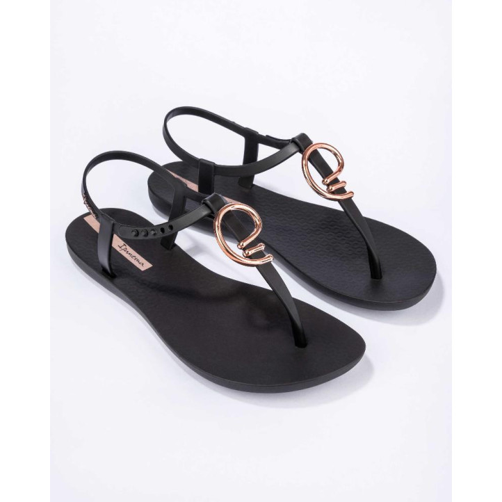 CHANCLAS DE MUJER IPANEMA CLASS STYLISH SANDAL FEM NEGRO DORADO - Querol online