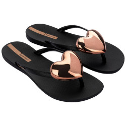 CHANCLAS DE MUJER IPANEMA MAXI FASHION IV FEM BLACK/BRONZE - Querol online