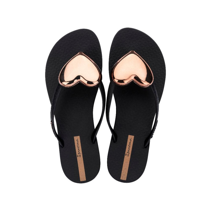 CHANCLAS DE MUJER IPANEMA MAXI FASHION IV FEM BLACK/BRONZE - Querol online