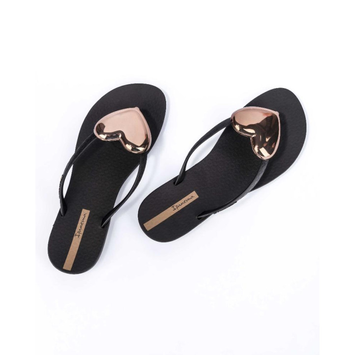 CHANCLAS DE MUJER IPANEMA MAXI FASHION IV FEM BLACK/BRONZE - Querol online