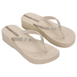 CHANCLAS DE MUJER IPANEMA MESH X PLAT FEM BEIGE - Querol online