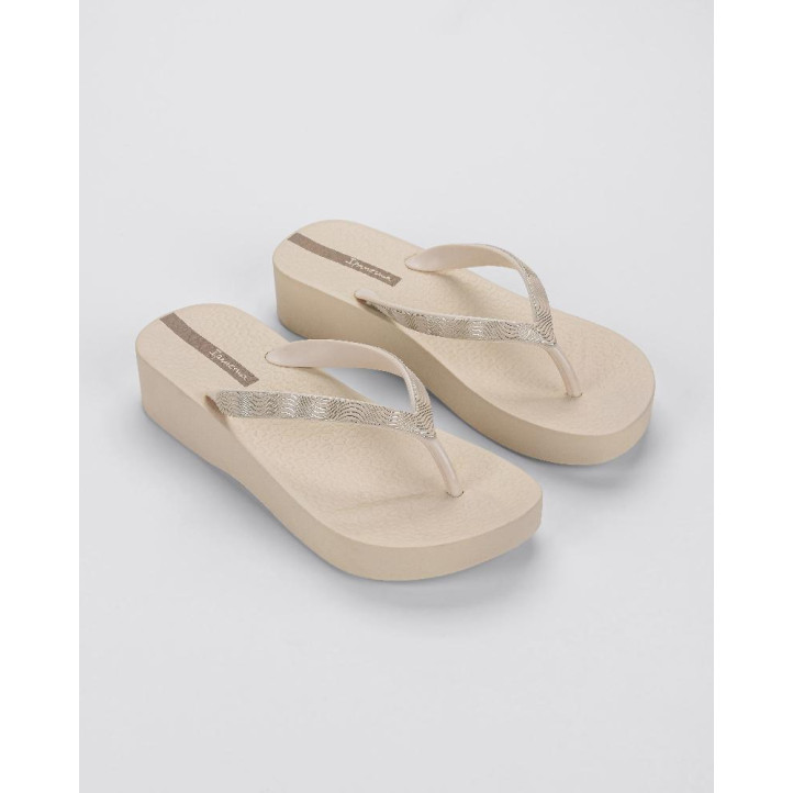 CHANCLAS DE MUJER IPANEMA MESH X PLAT FEM BEIGE - Querol online