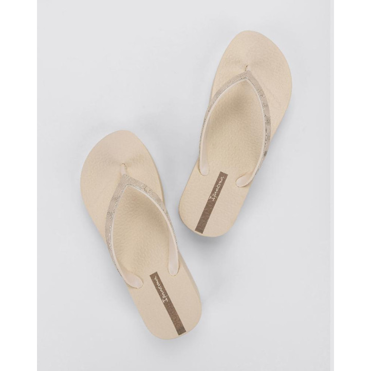 CHANCLAS DE MUJER IPANEMA MESH X PLAT FEM BEIGE - Querol online