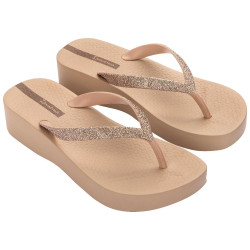 CHANCLAS DE MUJER IPANEMA MESH CHIC PLAT FEM BEIGE - Querol online
