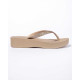CHANCLAS DE MUJER IPANEMA MESH CHIC PLAT FEM BEIGE - Querol online
