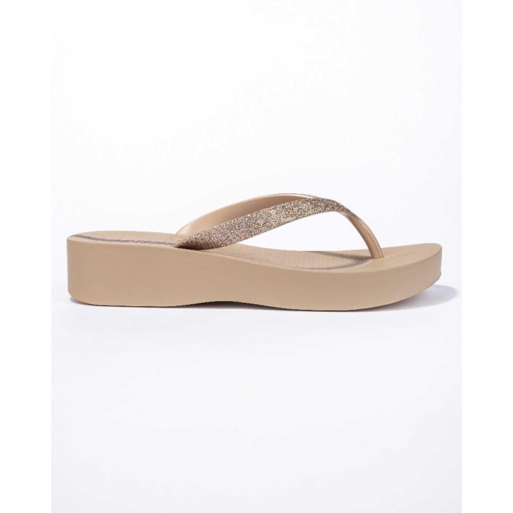 CHANCLAS DE MUJER IPANEMA MESH CHIC PLAT FEM BEIGE - Querol online