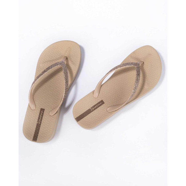 CHANCLAS DE MUJER IPANEMA MESH CHIC PLAT FEM BEIGE - Querol online