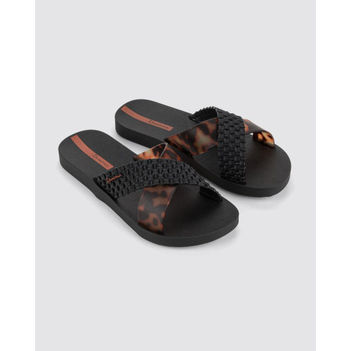 CHANCLAS DE MUJER IPANEMA SENSE SLIDE FEM BLACK/TORT - Querol online