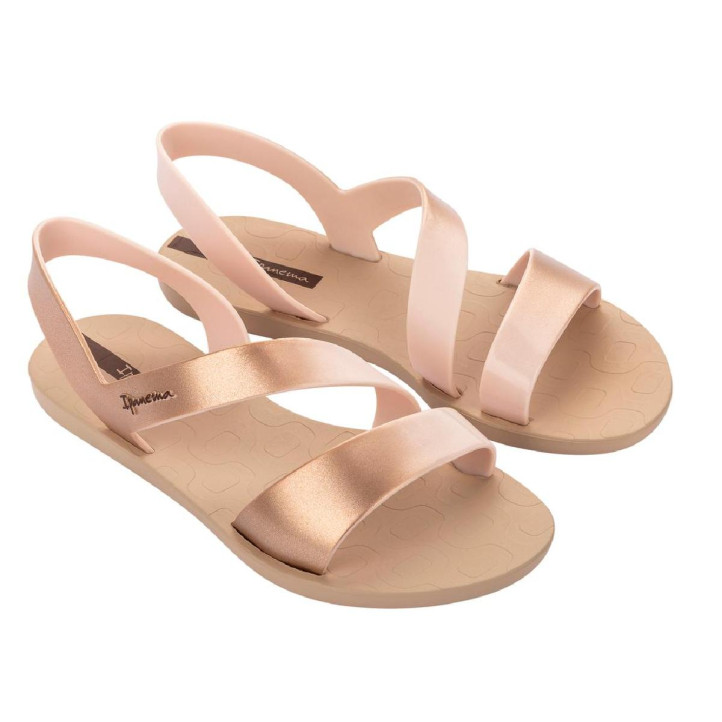 CHANCLAS DE MUJER IPANEMA VIBE SANDAL FEM BEIGE - Querol online