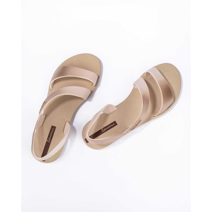 CHANCLAS DE MUJER IPANEMA VIBE SANDAL FEM BEIGE - Querol online