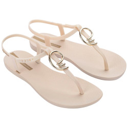 CHANCLAS DE MUJER IPANEMA CLASS STYLISH SANDAL FEM BEIGE DORADO - Querol online