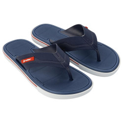 CHANCLAS DE HOMBRE RIDER SPIN THONG AD WHITE/BLUE - Querol online