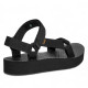 Sandàlies plataformes TEVA midform universal black - Querol online