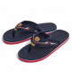 Xancles Pepe Jeans west club blaves amb detalls blancs, vermells i marrons - Querol online