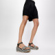 Sandàlies plataformes FITFLOP woven negres i blanques - Querol online
