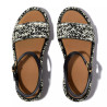 Sandalias plataformas FITFLOP woven negras y blancas