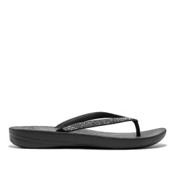 Chanclas FITFLOP iqushion multi crystal negras - Querol online