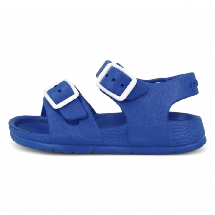 chanclas Garvalin 252850 azules con hebilla ajustable y cierre con botón - Querol online