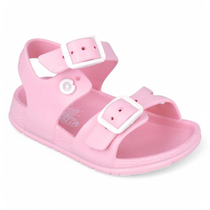 Chanclas Garvalin 252850 rosas con hebilla ajustable y cierre con botón - Querol online