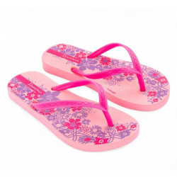 Chanclas Ipanema classic happy rosas y lilas con flores en la plantilla - Querol online
