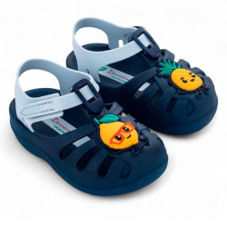 chanclas Ipanema summer xiv en tonos azules con limón y piña - Querol online